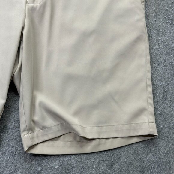 Peter Millar Salem Performance Golf Shorts Men 38 Beige Khaki 9" Classic Fit b97 - Picture 4 of 16
